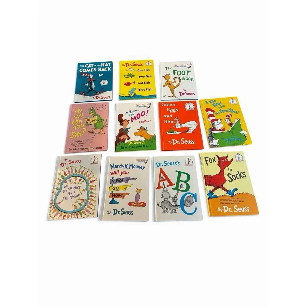 Dr.‎ Seuss Beginner Books Collection Lot of 10 Hardcover Kids Reading Classics